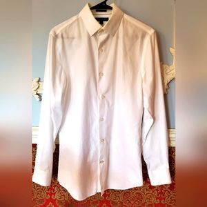 Banana Republic slim fit dress shirt white size small